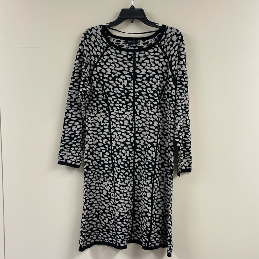 Spence Knit Cobblestone - Leopard Dress Size Large - New with Tags